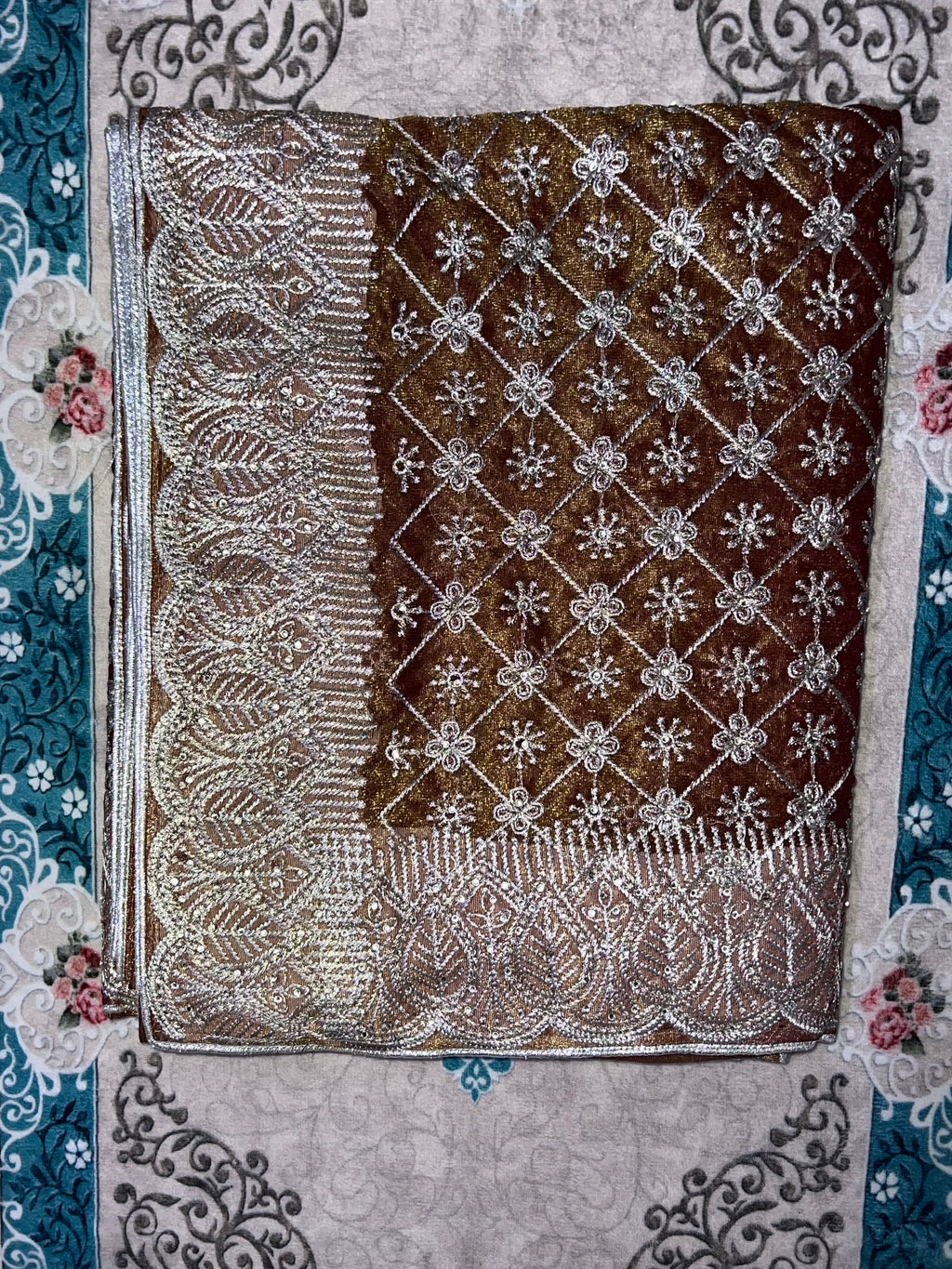 Gorgeous Stone Work Saree (JIMMY CHOO))