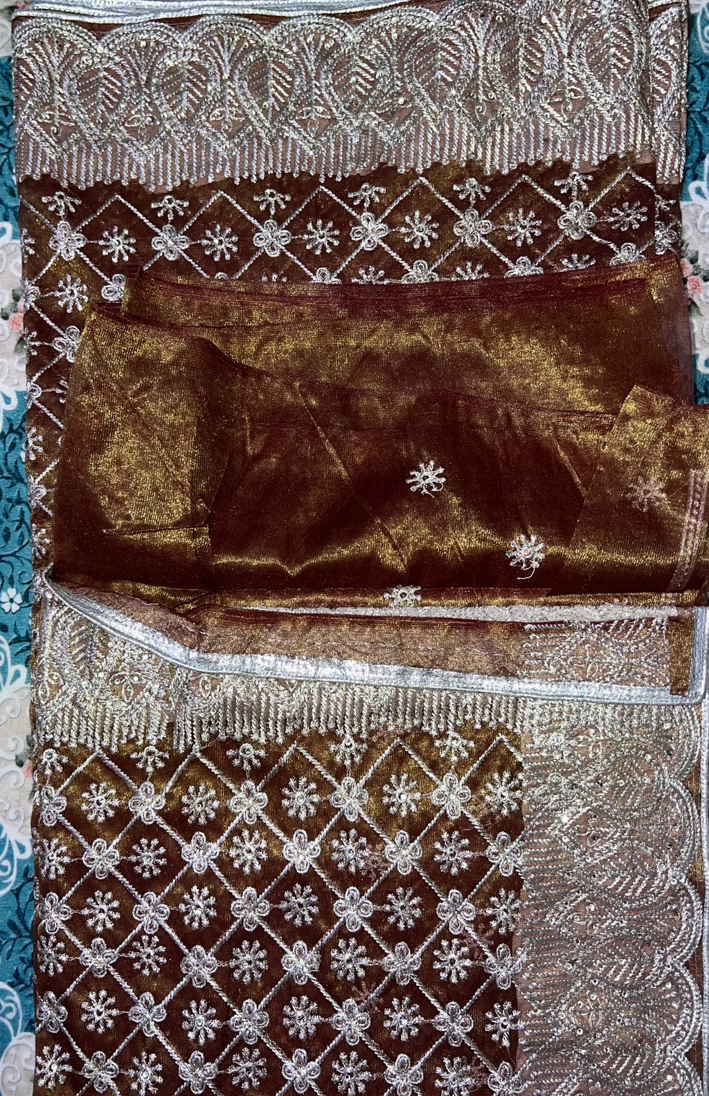 Gorgeous Stone Work Saree (JIMMY CHOO))