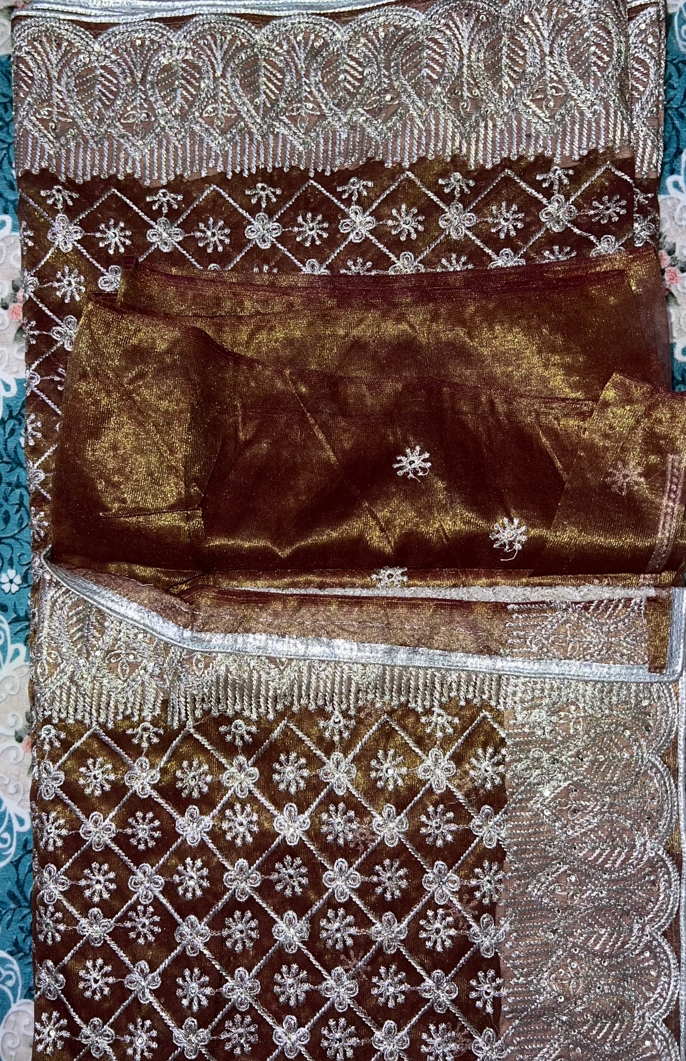 Gorgeous Stone Work Saree (JIMMY CHOO))